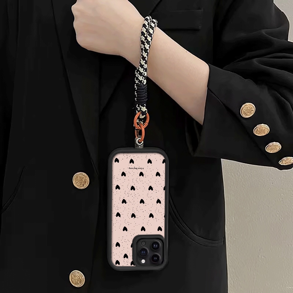 Ink Splattered Black Heart Han - Samsung Galaxy Strap recension och pris