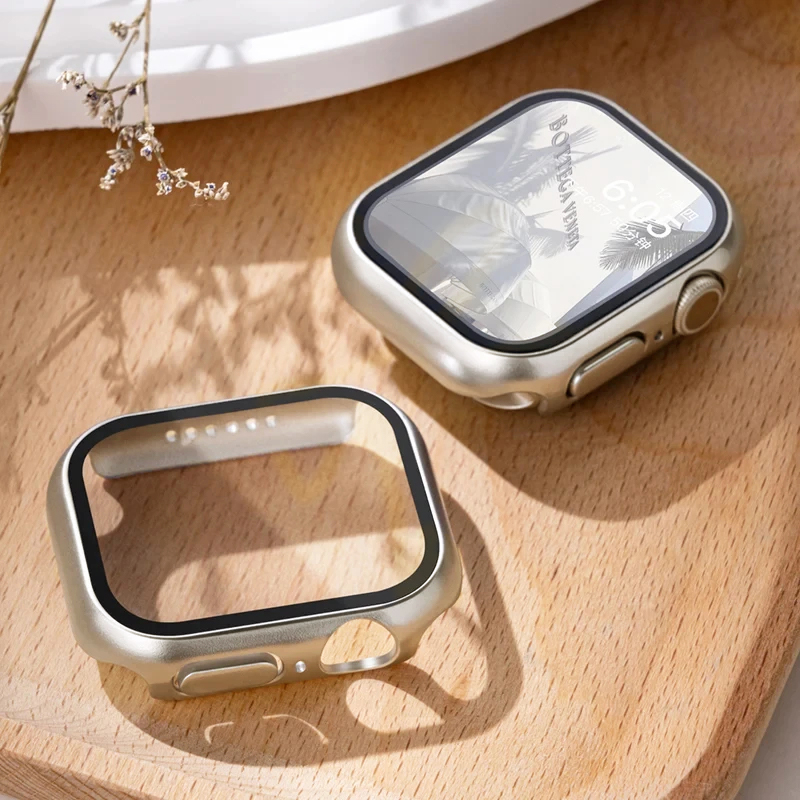Tempered Glass+cover For Apple - Iwatch Smartwatch Series 7 recension och pris