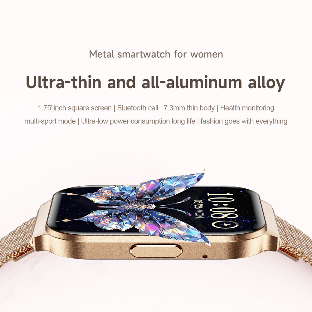 All Metal Body Women Smartwatc - Smartwatch Ladies Watches For Women recension och pris
