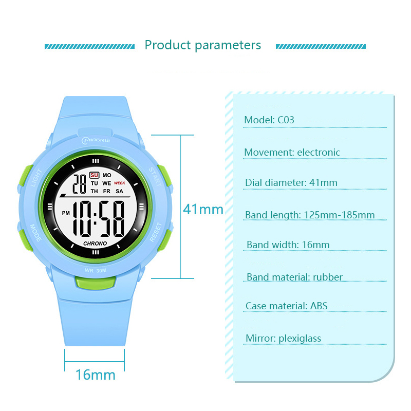 UTHAI Kids Watches Sports Fash - Smartwatch Digital Watches For Kid Boy With Alarm recension och pris