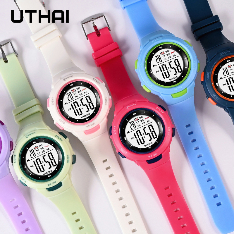 UTHAI Kids Watches Sports Fash - Smartwatch Digital Watches For Kid Boy With Alarm recension och pris